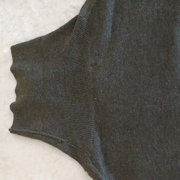 Joe Fresh| NWT Grey Long sleeve Turtleneck Sweater Dress Cotton Blend - Picture 6 of 13